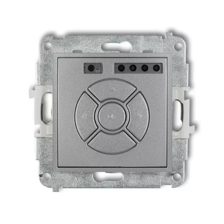 Icon Mechanizm Elektronicznego Sterownika Roletowego (Sterowanie Lokalne I Pilotem, Sterowanie Strefą) Srebrny Metalik 7Isr-3