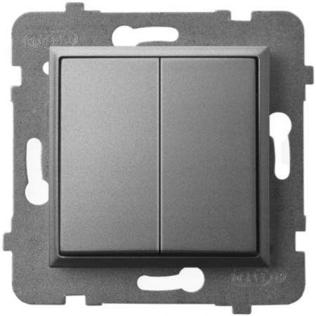 Zestaw Włącznik Schodowy Podwójny W Ramce Aria