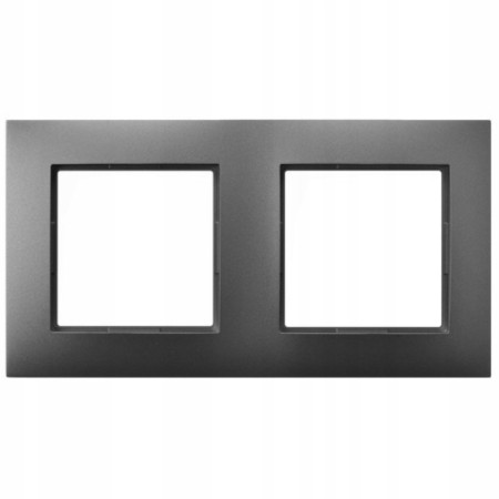 Zestaw Włącznik Schodowy Podwójny W Ramce Aria