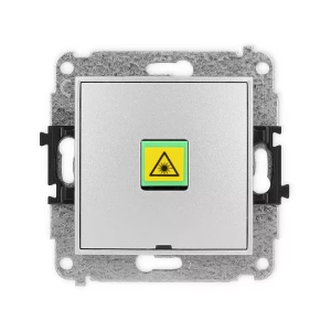 Icon Mechanizm Gniazda Światłowodowego/Optycznego Pojedynczego, Bez Pola Opisowego Srebrny Metalik 7Igopbo-1