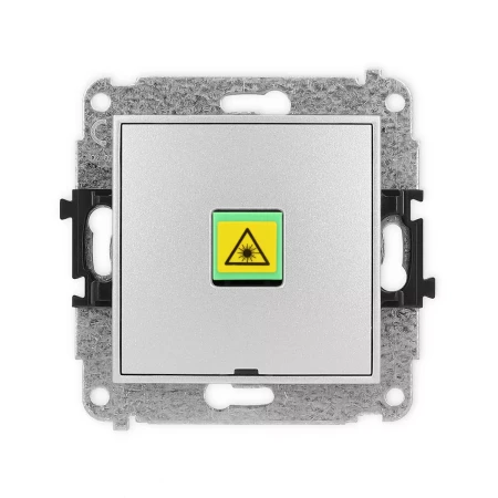 Icon Mechanizm Gniazda Światłowodowego/Optycznego Pojedynczego, Bez Pola Opisowego Srebrny Metalik 7Igopbo-1