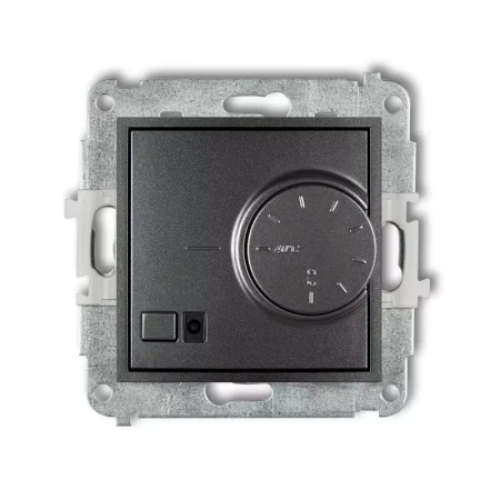 Icon Mechanizm Elektronicznego Regulatora Temperatury Z Czujnikiem Podpodłogowym Grafitowy 11Irt-1