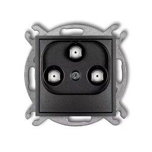 Icon Mechanizm Gniazda Multimedialnego 3F Data (Vectra) Grafitowy 11Igmv