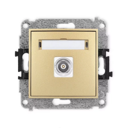 Icon Mechanizm Gniazda Pojedynczego Bnc Złoty 29Igbnc-1