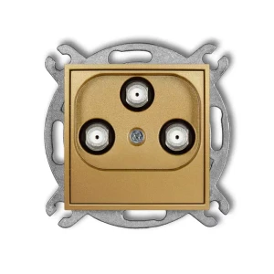 Icon Mechanizm Gniazda Multimedialnego 3F Data (Upc) Złoty 29Igmu