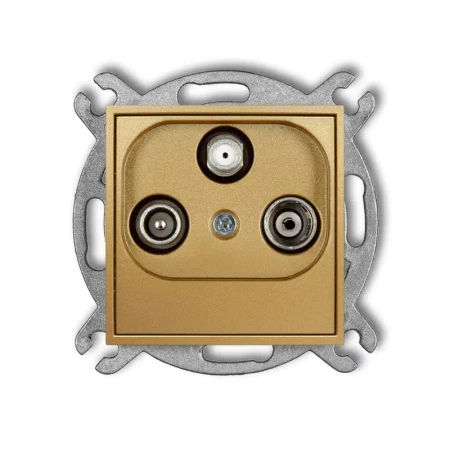 Icon Mechanizm Gniazda Abonenckiego Rtv-Sat Końcowego Multimedialnego (Internet) Złoty 29Igm