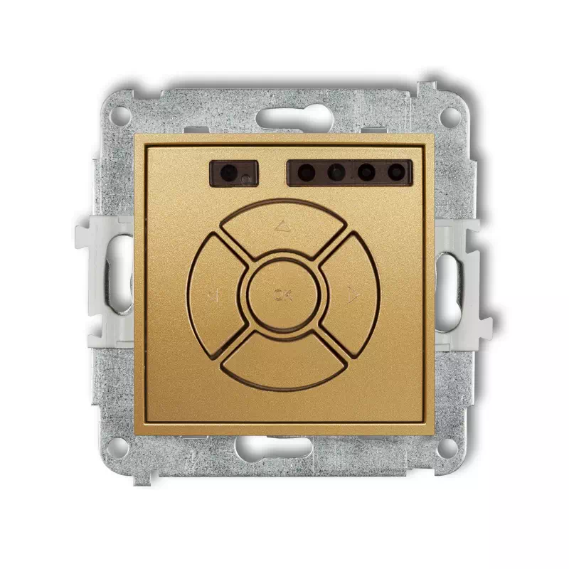 Icon Mechanizm Elektronicznego Sterownika Roletowego (Sterowanie Lokalne I Pilotem) Złoty 29Isr-2