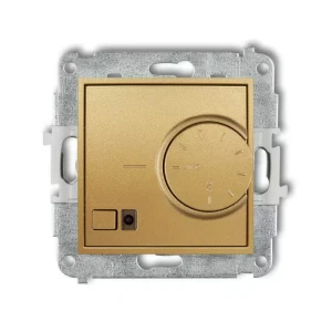 Icon Mechanizm Elektronicznego Regulatora Temperatury Z Czujnikiem Podpodłogowym Złoty 29Irt-1