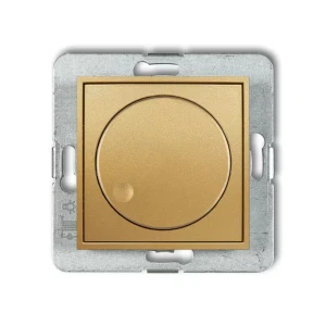 Icon Mechanizm Elektronicznego Regulatora Oświetlenia Przyciskowo-Obrotowego Do Lamp Led Złoty 29Iro-2