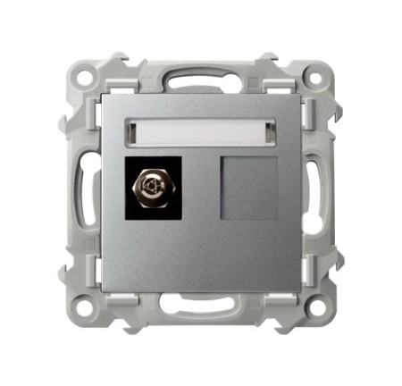 Ospel Szafir Gniazdo Ekwipotencjalne Pojedyncze Kolor Srebrny