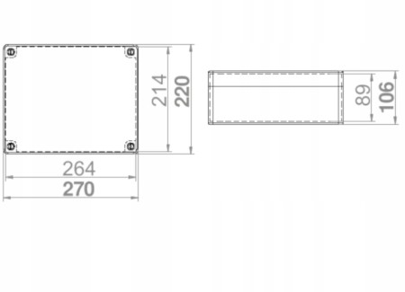 Puszka Hermetyczna Natynkowa Obudowa Skrzynka Xxl