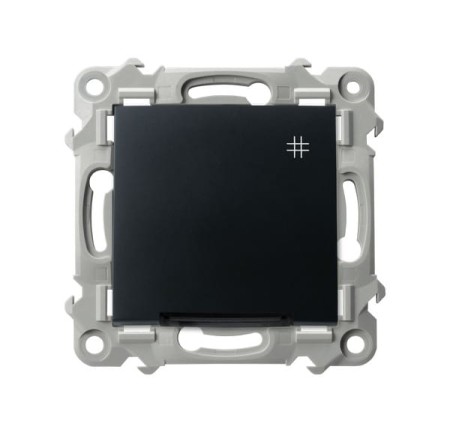 Ospel Szafir Łącznik Krzyżowy Z Podświetleniem Niebieskim Czarny Metalik