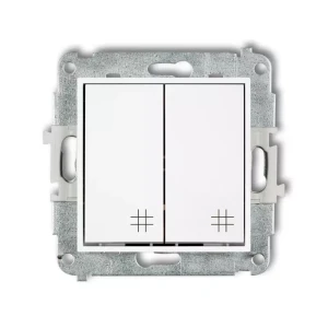 Icon Mechanizm Łącznika Podwójnego Krzyżowego Biały Mat 25Iwp-66