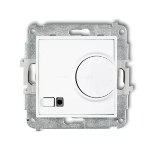 Icon Mechanizm Elektronicznego Regulatora Temperatury Z Czujnikiem Podpodłogowym Biały Mat 25Irt-1