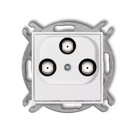 Icon Mechanizm Gniazda Multimedialnego 3F Data (Upc) Biały Mat 25Igmu