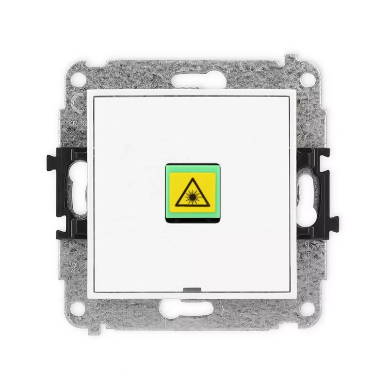 Icon Mechanizm Gniazda Światłowodowego/Optycznego Pojedynczego, Bez Pola Opisowego Biały Mat 25Igopbo-1