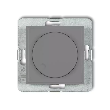 Icon Mechanizm Elektronicznego Regulatora Oświetlenia Przyciskowo-Obrotowego Do Lamp Led Szary Mat 27Iro-2