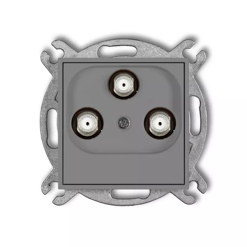 Icon Mechanizm Gniazda Multimedialnego 3F Data (Vectra) Szary Mat 27Igmv