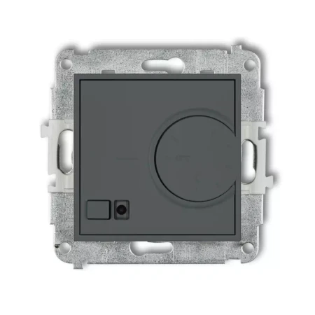 Icon Mechanizm Elektronicznego Regulatora Temperatury Z Czujnikiem Podpodłogowym Grafitowy Mat 28Irt-1