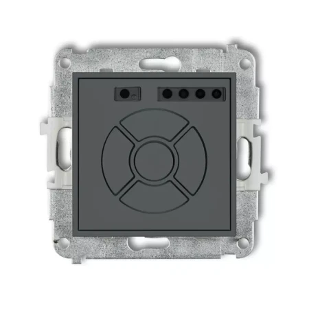 Icon Mechanizm Elektronicznego Sterownika Roletowego (Sterowanie Lokalne) Grafitowy Mat 28Isr-1