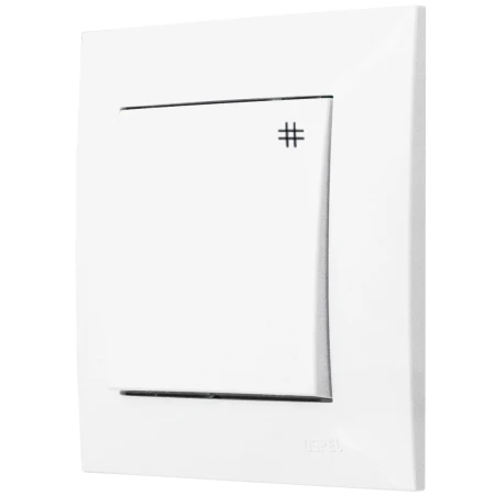 Ospel Szafir Biały Łącznik Krzyżowy Zestaw Z Ramką