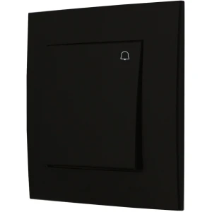 Ospel Szafir Czarny Łącznik Dzwonkowy Zwierny Zestaw Z Ramką