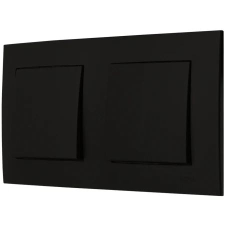 Ospel Szafir Czarny Dwa Łączniki Pojedyncze Zestaw Z Ramką