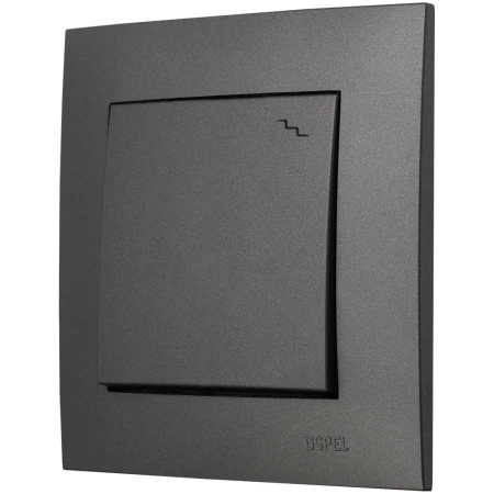 Ospel Szafir Szary Mat Łącznik Schodowy Zestaw Z Ramką