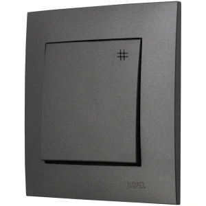 Ospel Szafir Szary Mat Łącznik Krzyżowy Zestaw Z Ramką