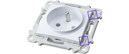 Ospel Szafir Szary Mat Łącznik Pojedynczy I Podwójny Zestaw Z Ramką