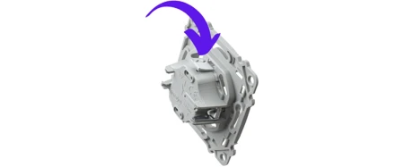 Ospel Szafir Szary Mat Łącznik Podwójny Z Gniazdem Pojedynczym Zestaw Z Ramką
