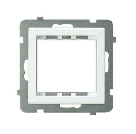 Sonata Biały Adapter Podtynkowy Systemu Ospel 45 Do Serii Sonata Ap45-1R/M/00