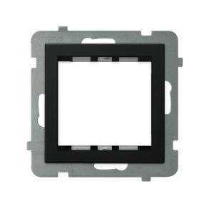Sonata Czarny Metalik Adapter Podtynkowy Systemu Ospel 45 Do Serii Sonata Ap45-1R/M/33