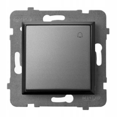 Moduł Szary / Czarny Bez Ramki Włącznik Dzwonkowy