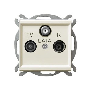 Sonata Ecru Gniazdo Rtv-Data Gpa-Rd/M/27
