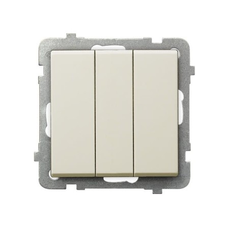Sonata Ecru Łącznik Potrójny Zwierny Łp-24R/M/27