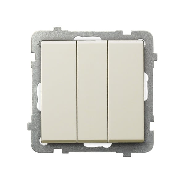 Sonata Ecru Łącznik Potrójny Zwierny Łp-24R/M/27