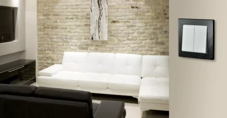 Sonata Ecru Łącznik Schodowy + Jednobiegunowy Łp-9R/M/27