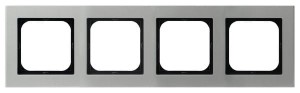 Sonata Aluminium Ramka Poczwórna Aluminium R-4Ra/35