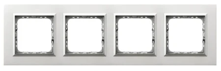 Sonata Aluminium Ramka Poczwórna R-4Rac/35/38