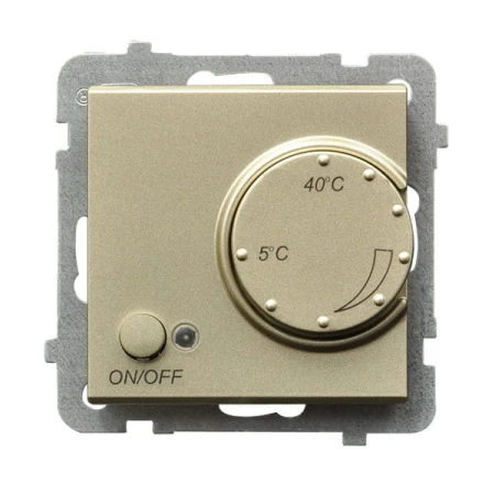 Sonata Szampański Złoty Regulator Temperatury Z Czujnikiem Podpodłogowym Rtp-1R/M/39