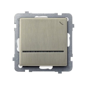 Sonata Nowe Srebro Łącznik Schodowy Z Podświetleniem Niebieskim Łp-3Rms/M/44