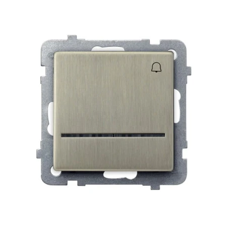 Sonata Nowe Srebro Łącznik Zwierny "Dzwonek" Z Podświetleniem Niebieskim Łp-6Rms/M/44