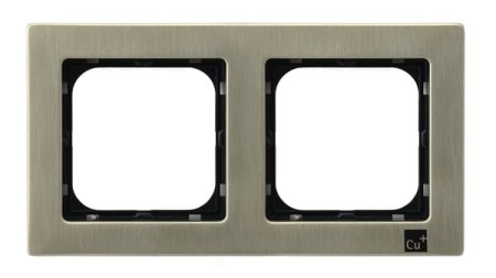 Sonata Nowe Srebro Ramka Podwójna R-2Rm/44