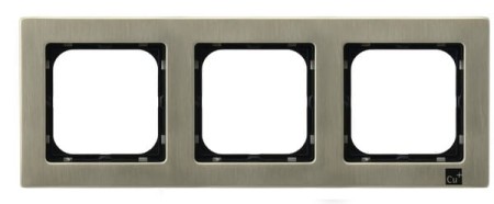 Sonata Nowe Srebro Ramka Potrójna R-3Rm/44