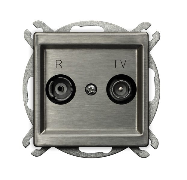Sonata Stal Inox Gniazdo Rtv Końcowe Gpa-Rmk/M/37