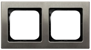Sonata Stal Inox Ramka Podwójna R-2Rm/37