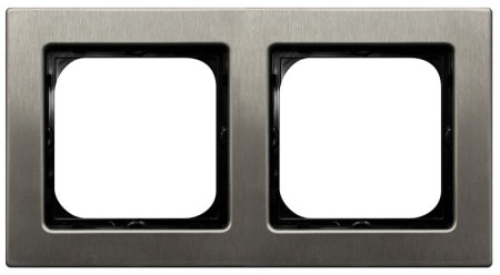 Sonata Stal Inox Ramka Podwójna R-2Rm/37