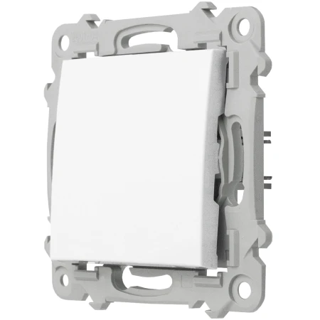 Ospel Szafir Włącznik Pojedynczy Jednobiegunowy Biały