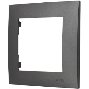 Ospel Szafir Ramka Pojedyncza Szary Mat
